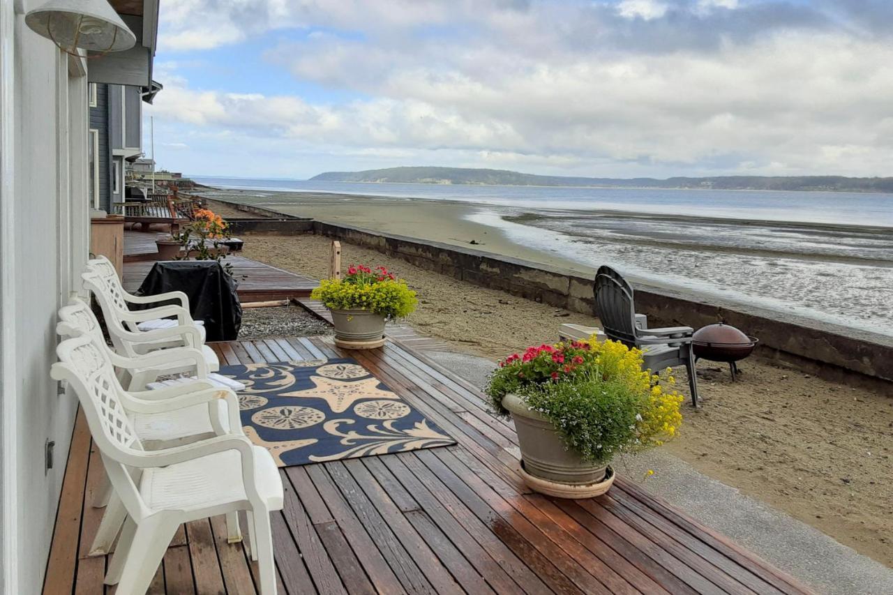 Beachfront Whidbey Island Home And Apartment! Langley Exterior foto