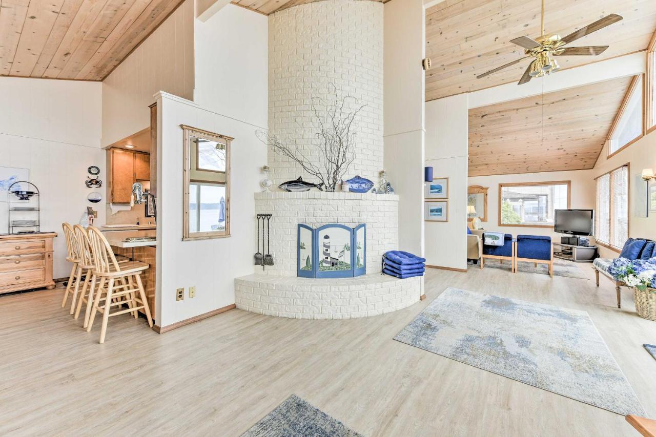 Beachfront Whidbey Island Home And Apartment! Langley Exterior foto