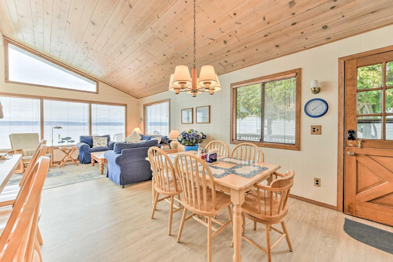 Beachfront Whidbey Island Home And Apartment! Langley Exterior foto