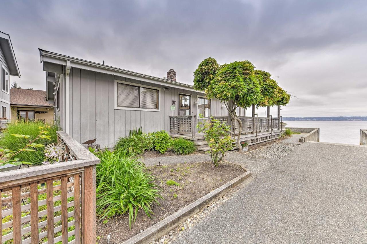 Beachfront Whidbey Island Home And Apartment! Langley Exterior foto