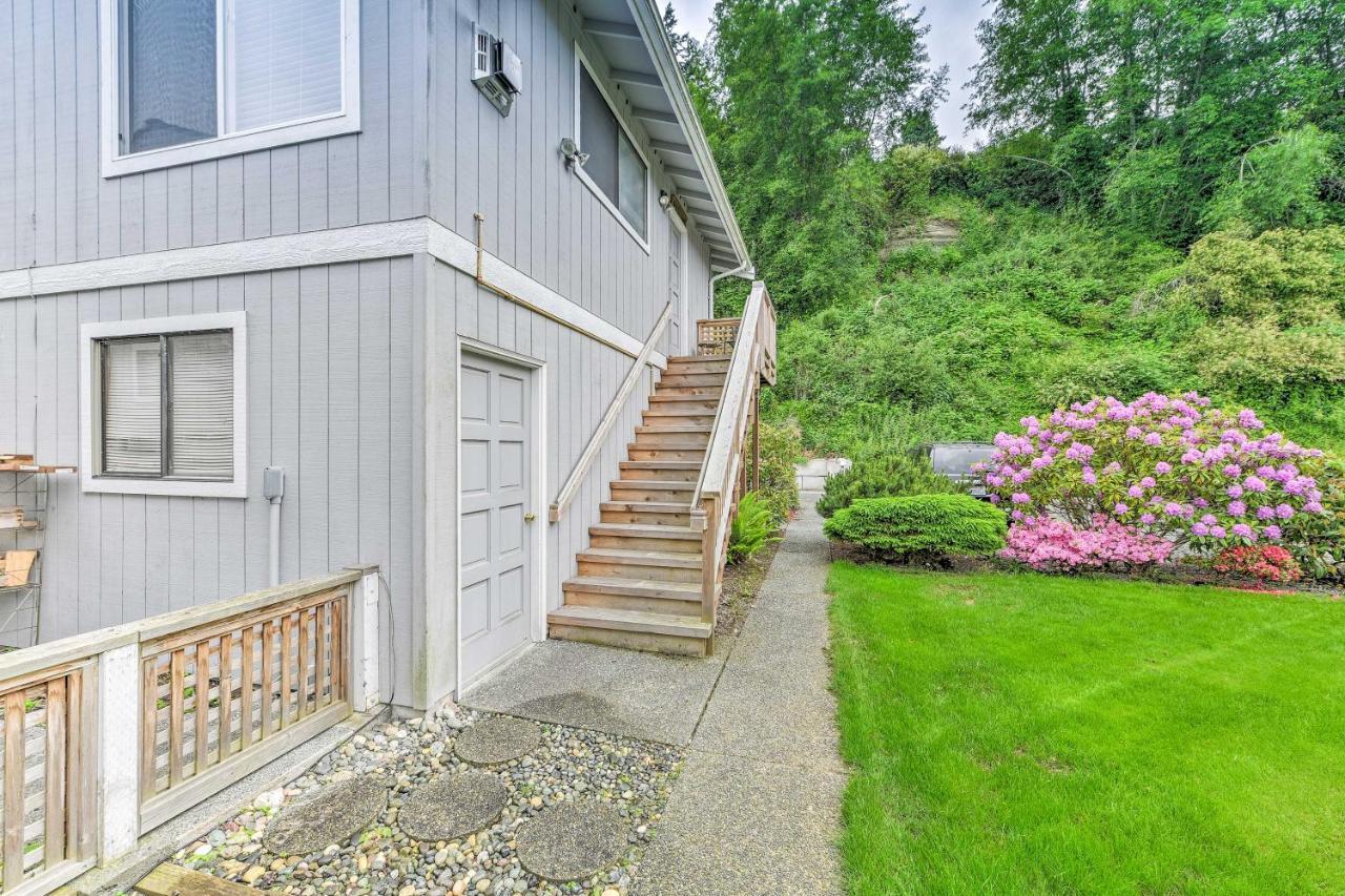 Beachfront Whidbey Island Home And Apartment! Langley Exterior foto